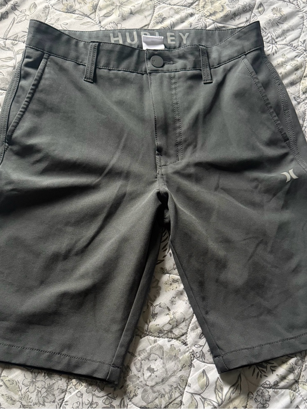 Hurley Men's Charcoal Gray Hybrid Shorts